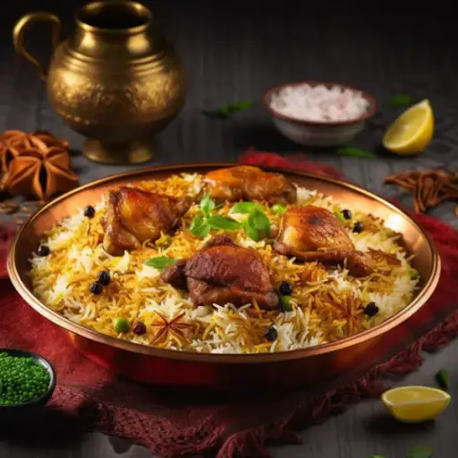 Hyderabadi Chicken Biryani [Boneless | 300g | 3 Pcs]