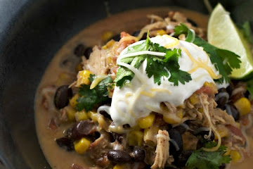 White Chicken Chili with Cream Cheese