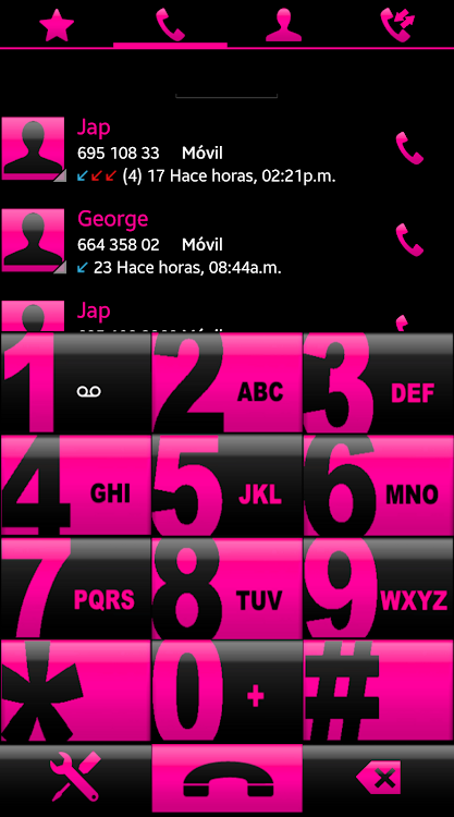 THEME SWIPE DIALER CHESS PINK - 1.0 - (Android)