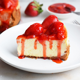 Ny Style Strawberry Cheesecake