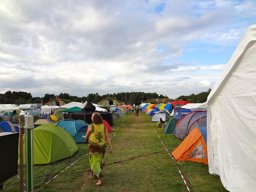 CCCamp11 during the day Germany 2011