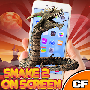 Free Funny  Dragon Snake On Screen -  Hissing Run 1.0 Icon