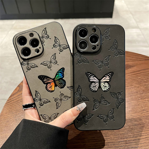 Title 5, New Phone Case Colorful Butterfly Styles Protec...
