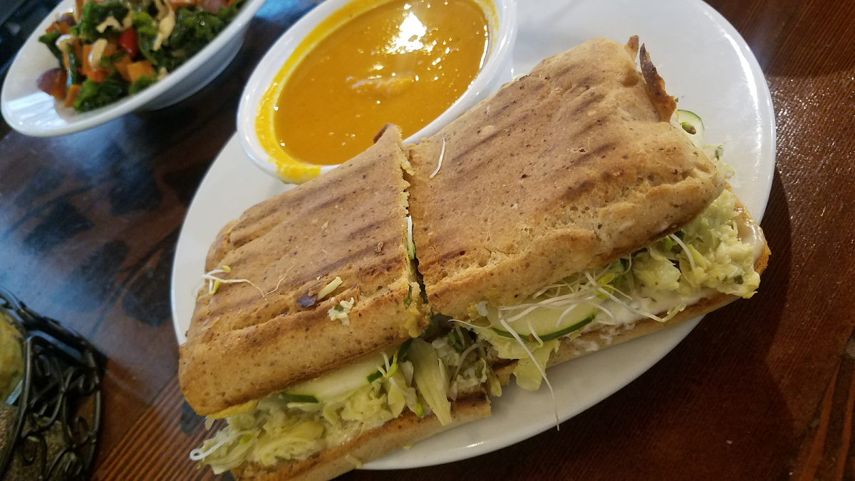 Artichoke melt & pumpkin soup