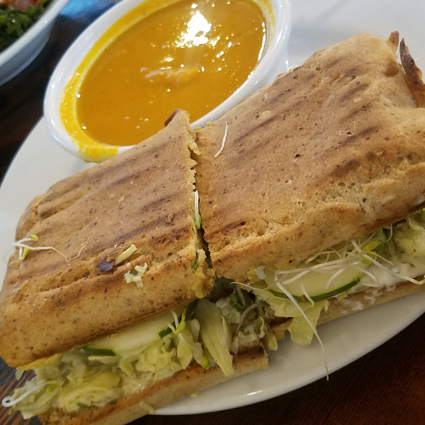 Artichoke melt & pumpkin soup