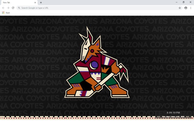 NHL Arizona Coyotes New Tab Theme