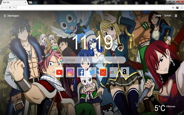 Anime - New Tab Wallpapers Themes HD