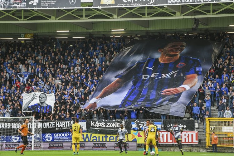 Une 23e minute particulière : les supporters carolos et brugeois ont rendu hommage à Sterchele (images)