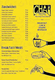 Chai menu 2