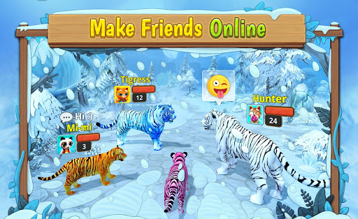 Télécharger Gratuit White Tiger Family Sim Online - Animal Simulator APK MOD (Astuce) screenshots 2