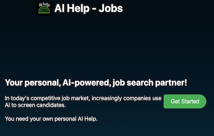 AI Help for Job search small promo image