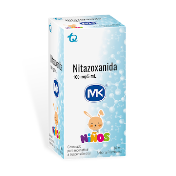 Nitazoxanida MK 100 mg Polvo Frasco x 60 ml  