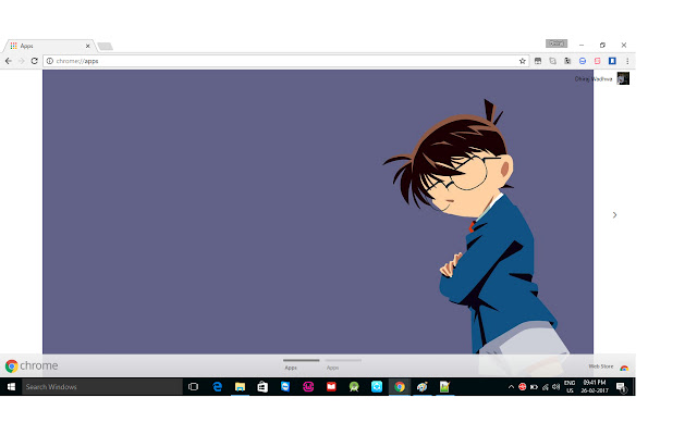 Detective Conan Theme chrome extension