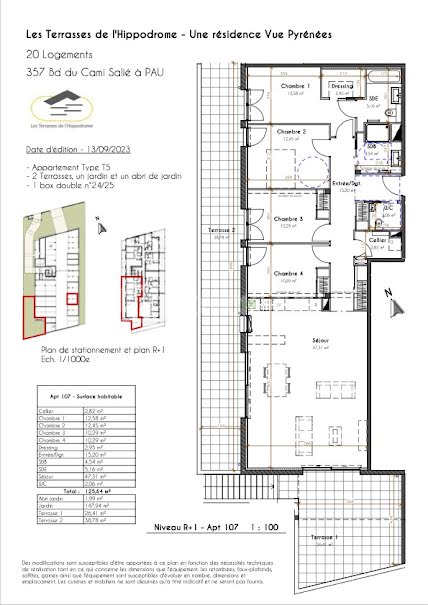 Vente appartement 5 pièces 125.79 m² à Pau (64000), 460 000 €