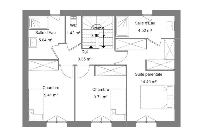  Vente Terrain + Maison - Terrain : 670m² - Maison : 98m² à Roquebrune-sur Argens (83520) 