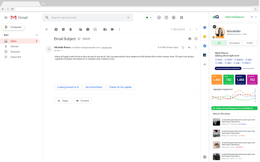 xiQ - Gmail Extension