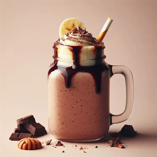 Chocolate Banana Smoothie [450 Ml, Mason Jar]