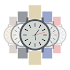 colored flat clock for KLWPv1