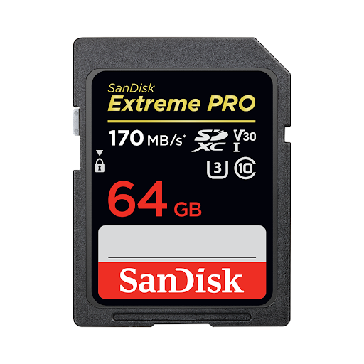 Thẻ nhớ SDXC Sandisk 64GB Extreme Pro (Class 10) - SDSDXXY-064G-GN4IN