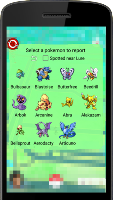 Android application Tracer for Pokemon GO screenshort