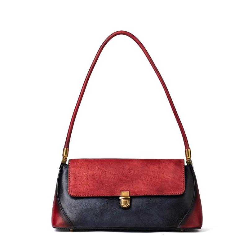 Title 8, Leren shopper met bovenlaag voor onder de arm e...