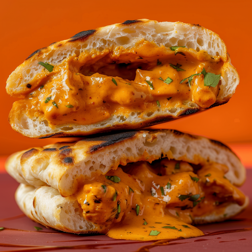 Butter Paneer Naan Slider