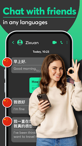 Screenshot Chat translator, all languages