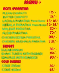 Feel Eats menu 2