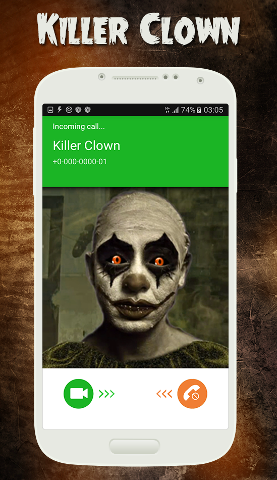 Killer Clown Video Call Screen 3