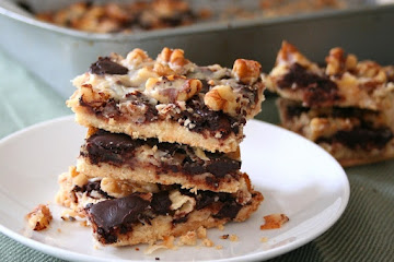 Keto Magic Cookie Bars
