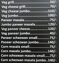 Million Dollar Sandwich menu 1