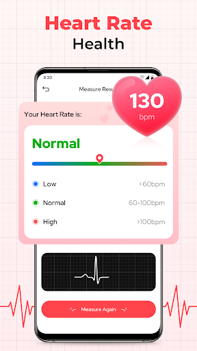 Screenshot Blood Pressure Diary - BP & HR
