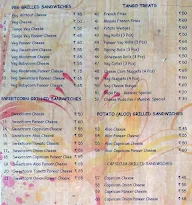 Tango Sandwich King menu 1