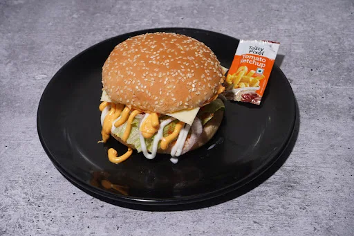 Cheese Chilli Burst Burger