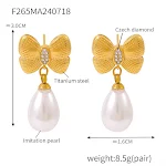 F265 Gold Earrings