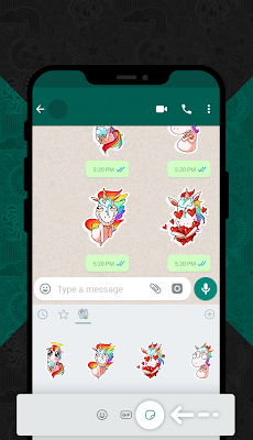 Unicorn Stickers for WhatsApp (WAStickerApps)のおすすめ画像3