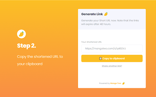 Mango Two - URL Shortener