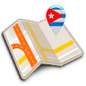 Map of Cuba offline icon