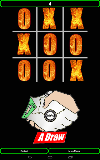 Tic Tac Toe Fire-Вогняні хрестики нолики