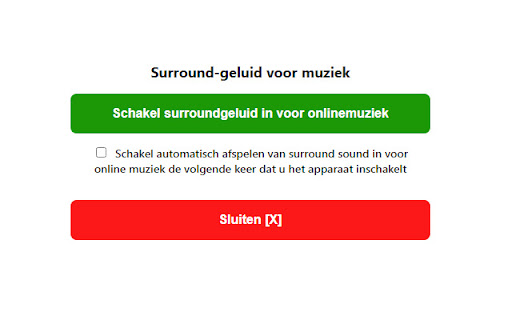 Surround-geluid voor muziek