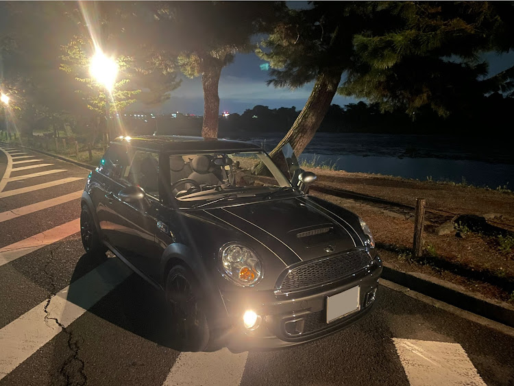 ミニクーパーSの投稿の秋・ドライブ・夜・嵐山に関するカスタム事例の投稿画像1枚目