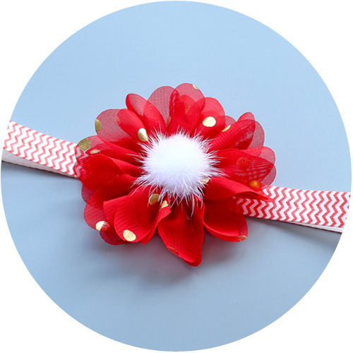 Title 6, Christmas hat baby head ornament Festive headwe...