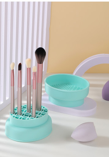 Title 2, Porous Position Cosmetic Brush Drying Rack Clea...