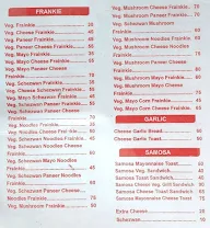 Balu's Classic Fast Food menu 3