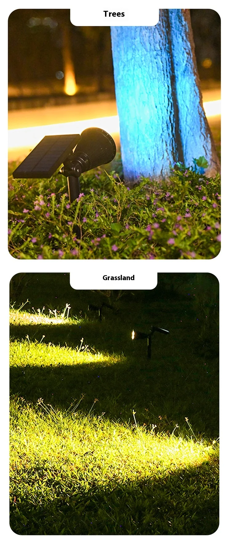 Title 6, Solarna super svetla travnjačka lampa otporna n...