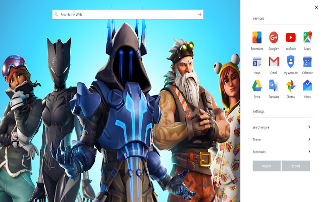 Fotnite HD Wallpapers - New Tab - Customize Your Chrome Start Page