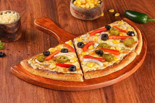 Garden Fresh Veggie Semizza (Half Pizza)(Serves 1)