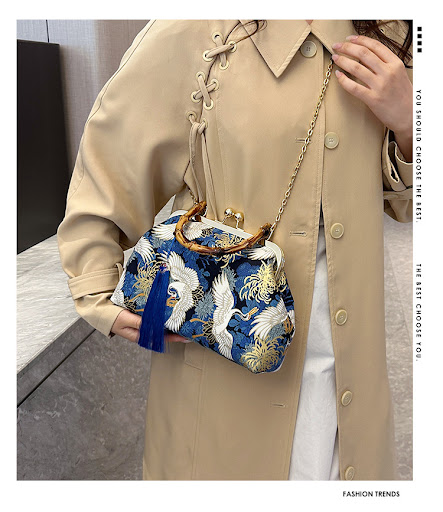 Title 12, New Chinese Style Retro National Style Embroide...