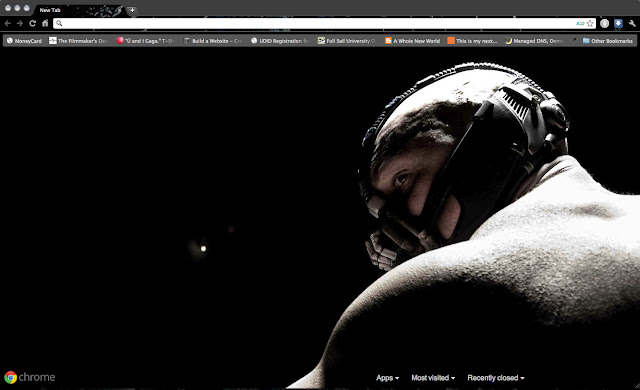 The Dark Knight Rises Bane chrome extension