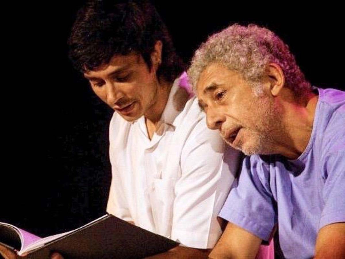 Darshan Kumaar with Naseeruddin Shah